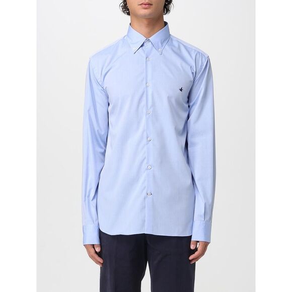Brooksfield Shirt Men Sky Blue